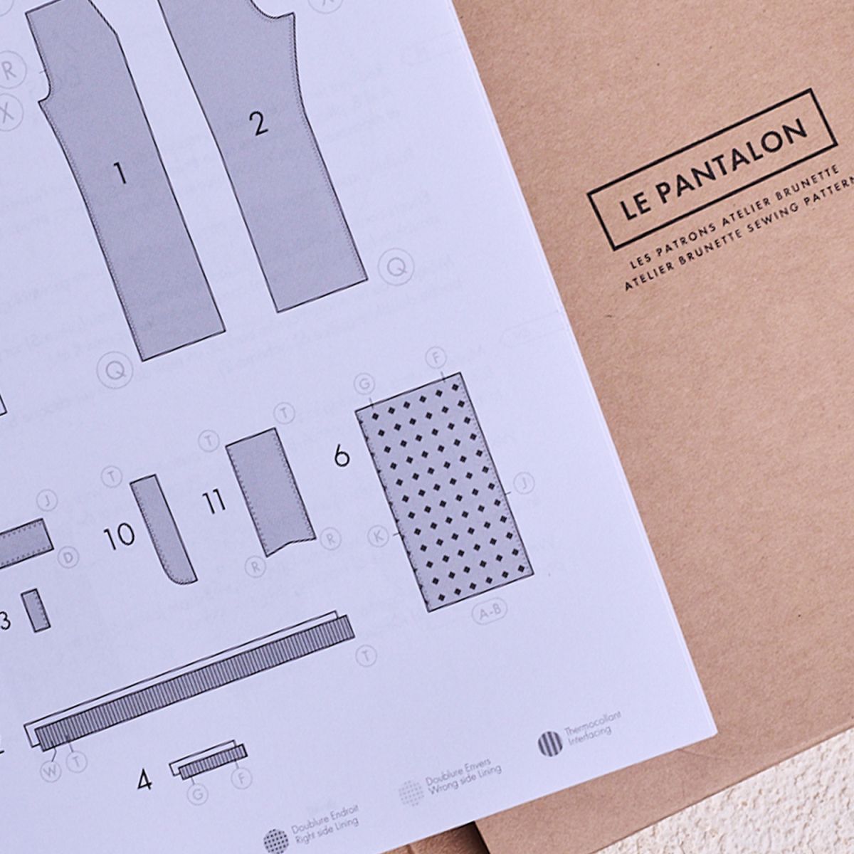 LE Pantalon - Paper Sewing Pattern-23652
