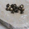 Moon Buttons - Antique Brass 2