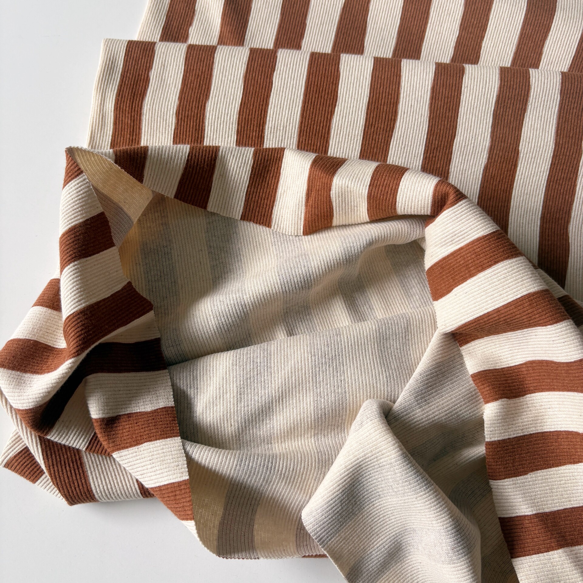 RIB JERSEY NATURAL stripes-3